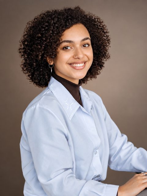 Illustrative stock portrait of a person